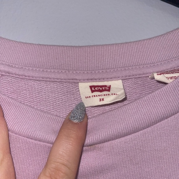 New w/o tags Levi light Purple sweatshirt 3x - Picture 2 of 2